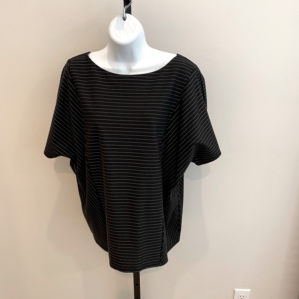 Chicos Tee Knit Top Ponte